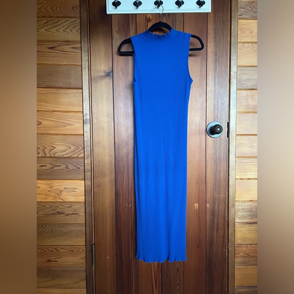 Rails ribbed jersey knit mock neck midi dress. - Picture 2 of 7